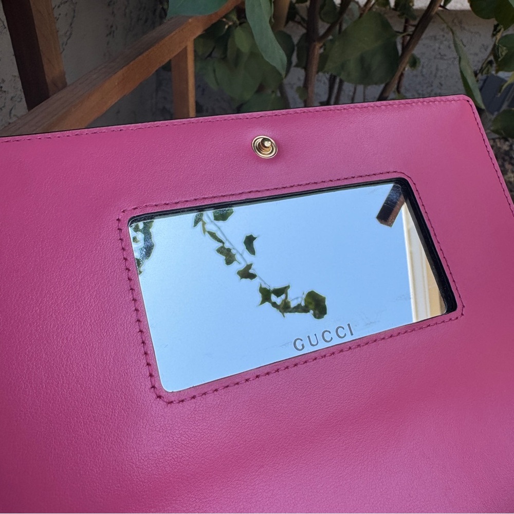 Gucci GG Matelassé Chain Wallet WOC Crossbody - Picture 10 of 14